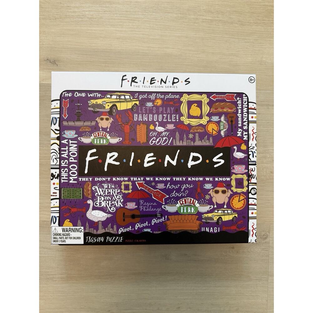 FRIENDS Puzzle 1,000 Piece Quotes Television Series 24x30 New